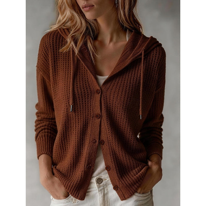 Thekla | Kuschelige Kapuzen-Strickjacke