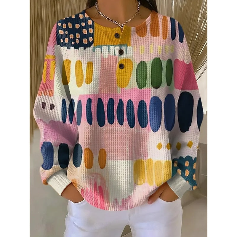 Dorothea | Farbenfroher Pullover
