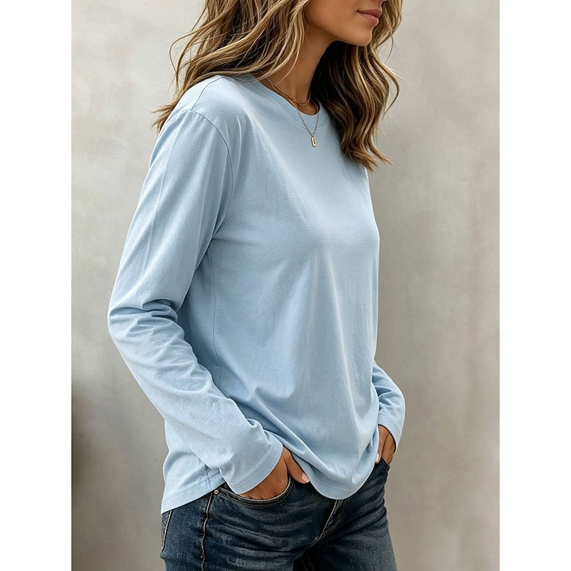 Ines | Klassisches Langarmshirt