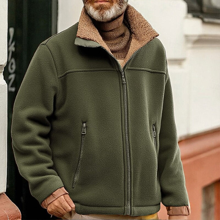 Dirk | Robuste Stehkragen-Jacke mit Zwei-Wege-Reißverschluss