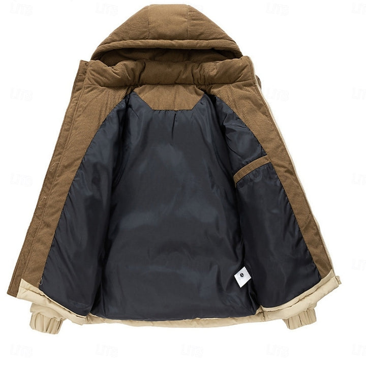 Tobias | Weihnachtliche Kapuzen-Steppjacke