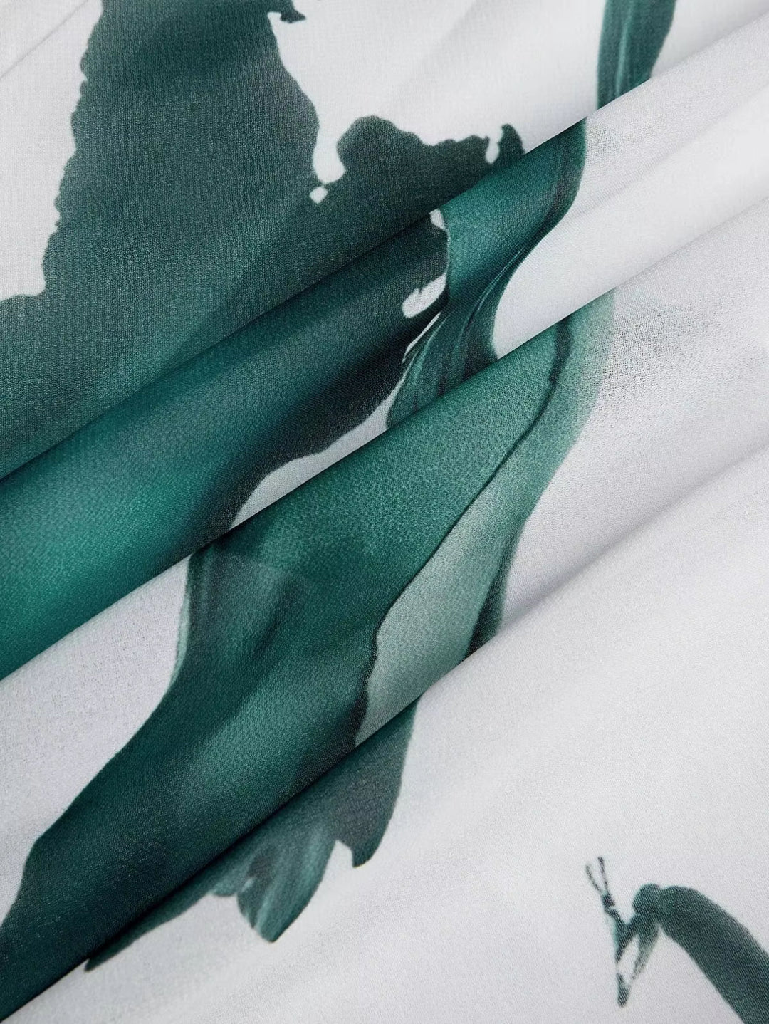 Elke | Fließendes Maxikleid mit Aquarell-Print