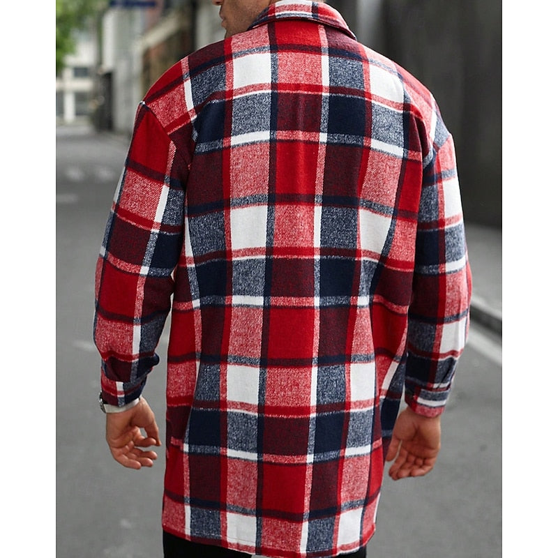 Hauke | Karierte Hemdjacke im Overshirt-Stil