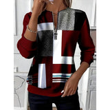 Ricarda | Elegantes Sweatshirt mit Reißverschluss