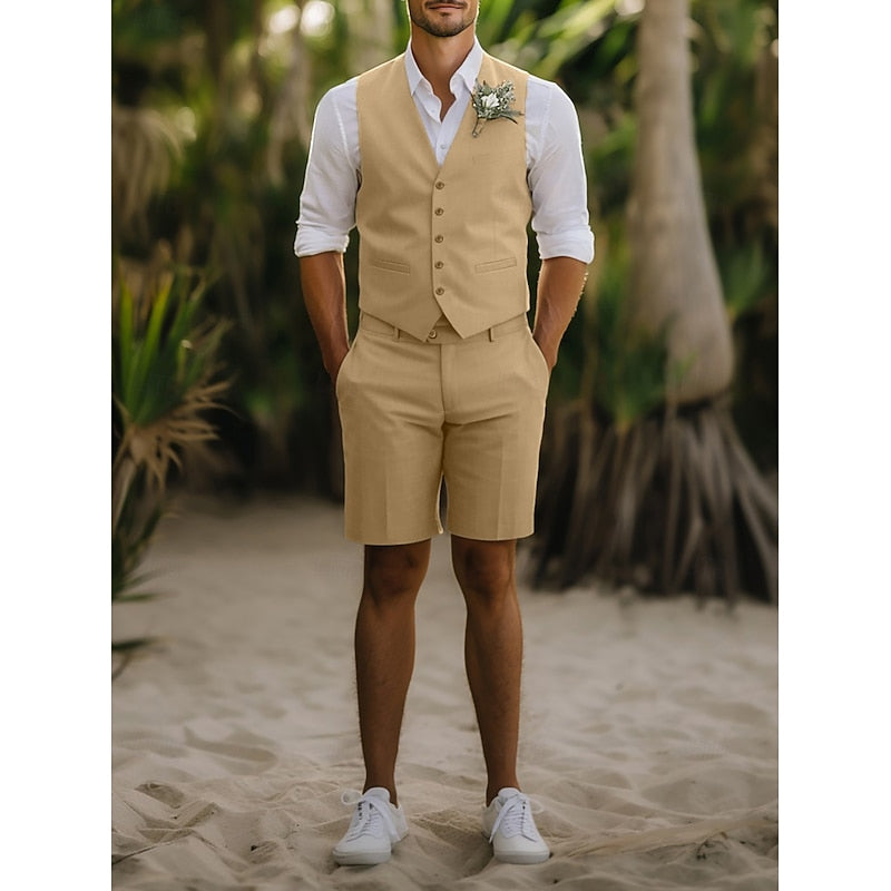 Theo | Sommerlicher Zweiteiler mit Weste