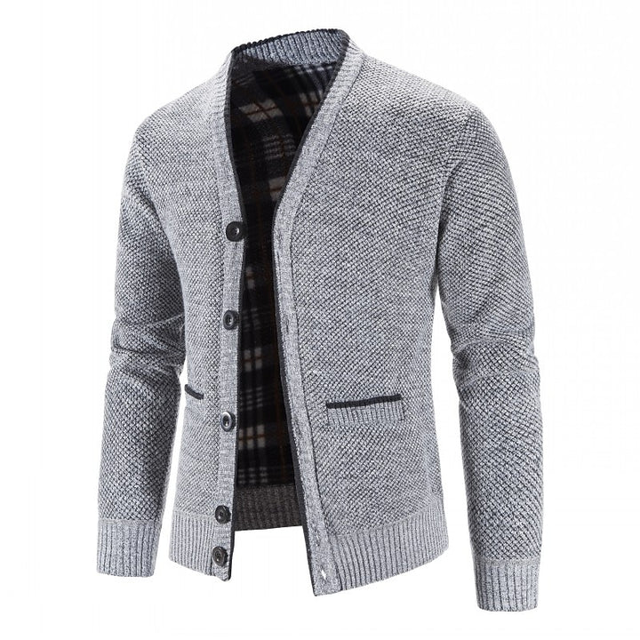 Sönke | Klassische Strickjacke mit V-Ausschnitt
