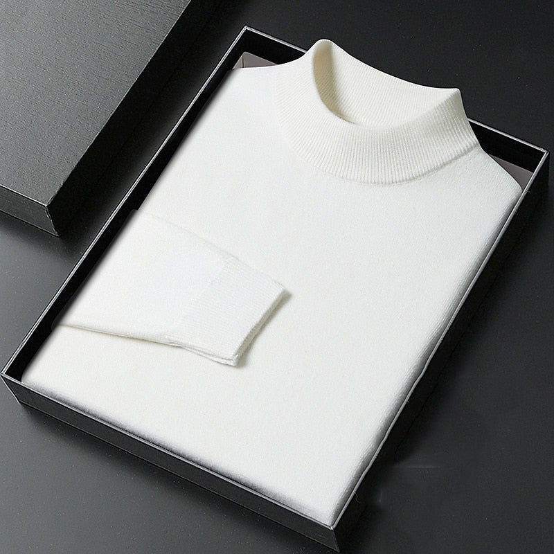 Rainer | Eleganter Stehkragen-Pullover