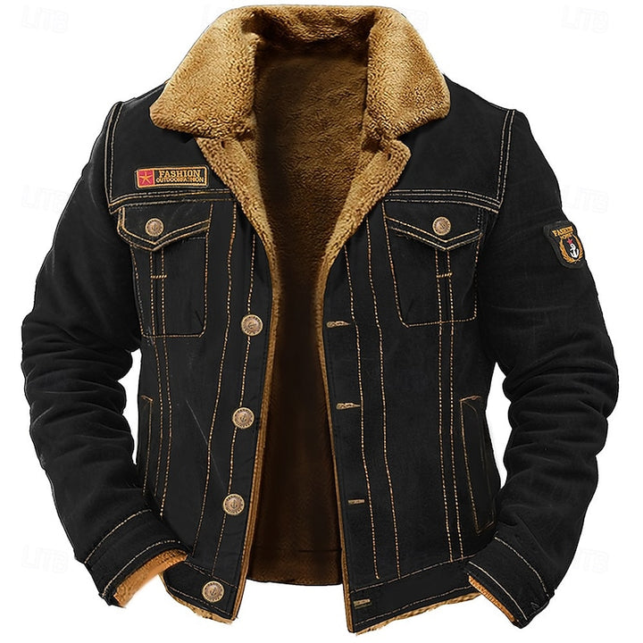 Guntram | Robuste Winterjacke mit Kuschelkragen