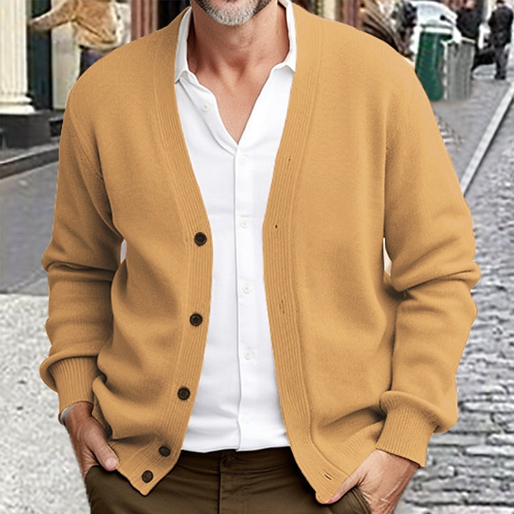 Magnus | Christmas Strickjacke mit V-Ausschnitt