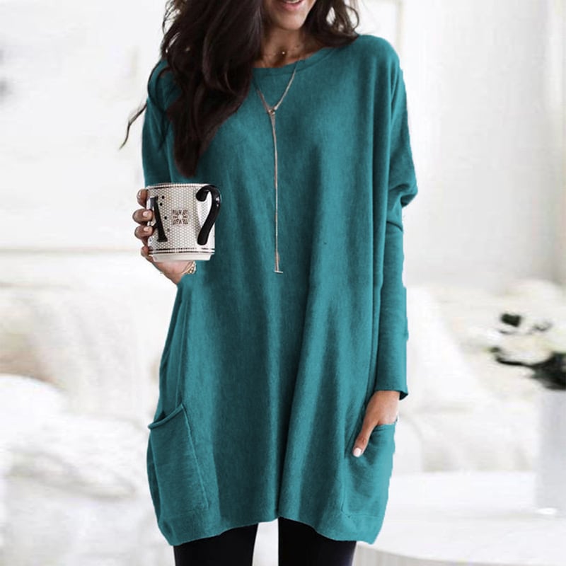 Elise | Langer Pullover mit schmeichelnder Passform