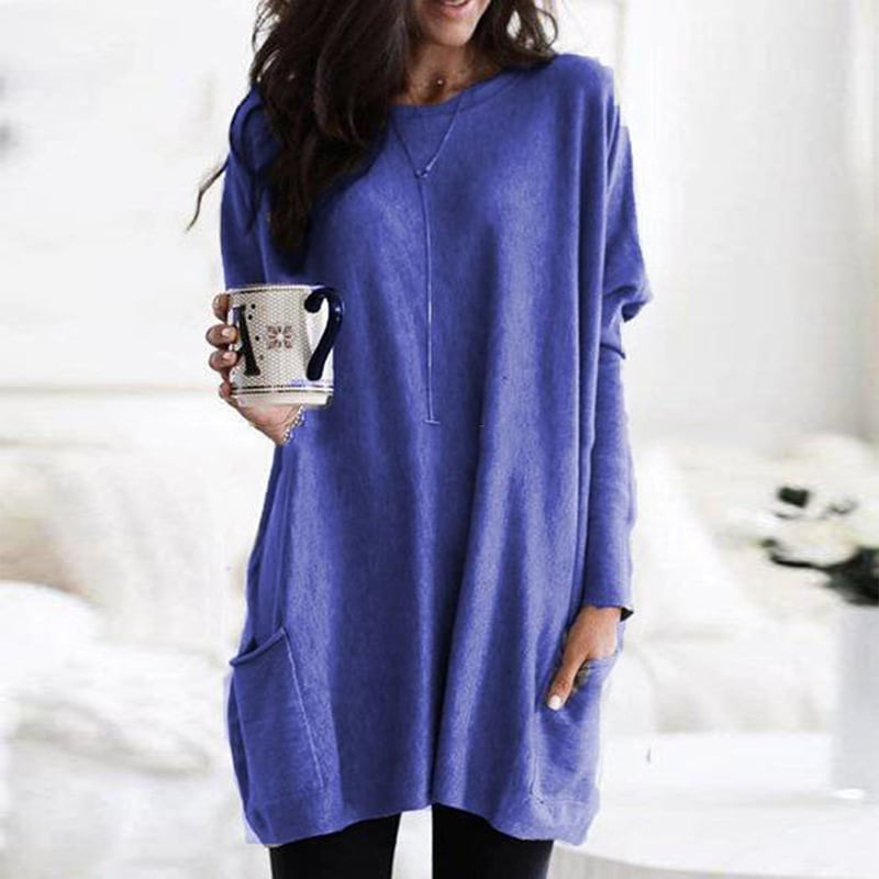 Elise | Langer Pullover mit schmeichelnder Passform
