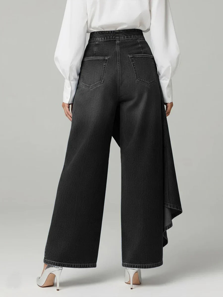 Vera | Elegante Weite Hose mit Wickeloptik