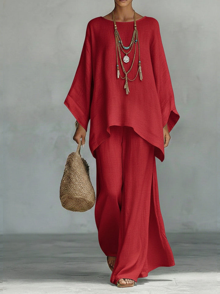 Rieke | Fließender Oversized-Zweiteiler