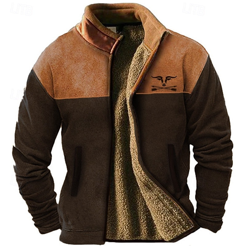 Manfred | Wärmende Outdoor-Jacke mit Stehkragen