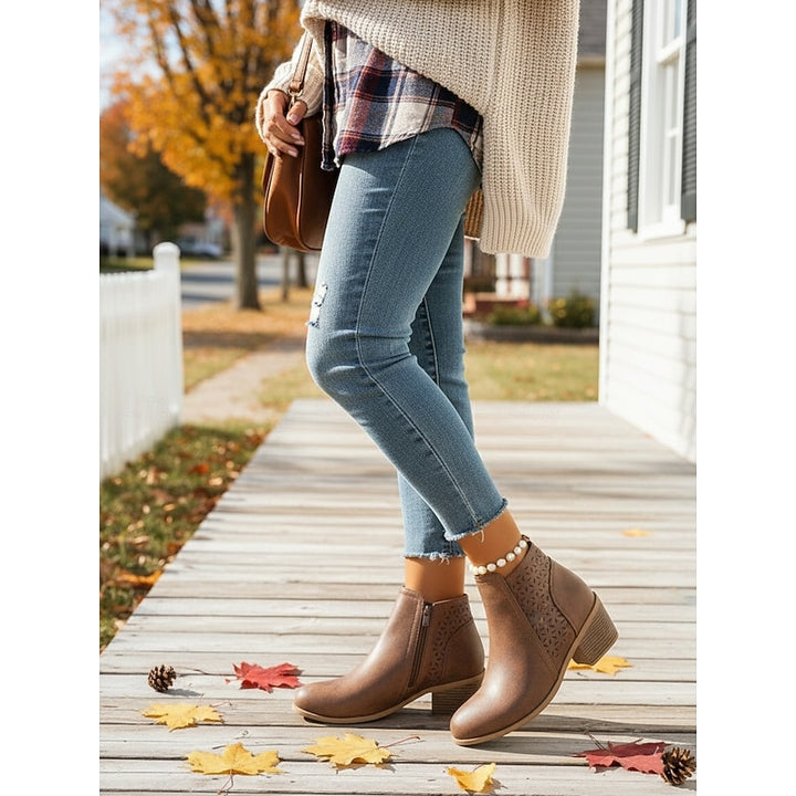 Edeltraud | Elegante Stiefeletten mit dezentem Blockabsatz
