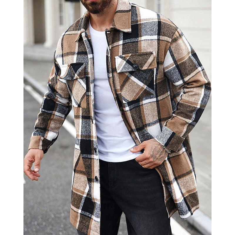 Hauke | Karierte Hemdjacke im Overshirt-Stil