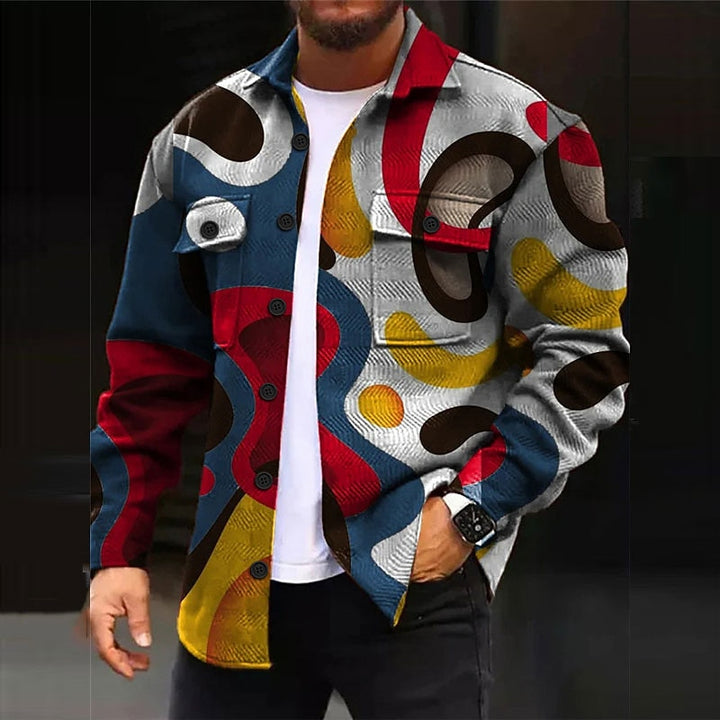 Reimund | Kunstvoll gemusterte Hemdjacke