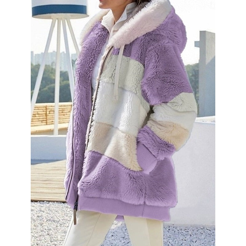 Monika | Kuschelige Kapuzenjacke