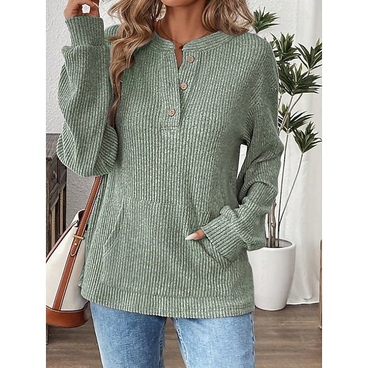Marleen | Strukturiertes Knopf-Shirt