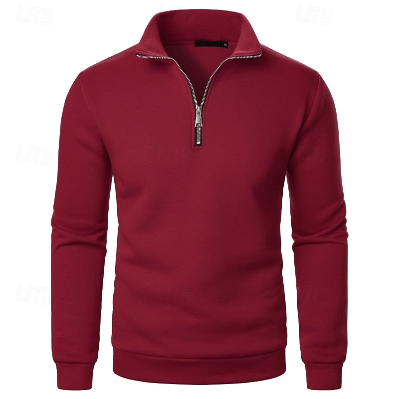 Sven | Sportlicher Stehkragen-Pullover