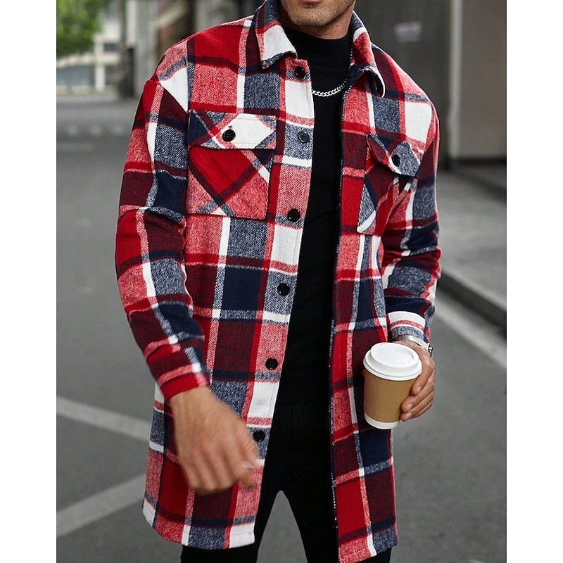 Hauke | Karierte Hemdjacke im Overshirt-Stil