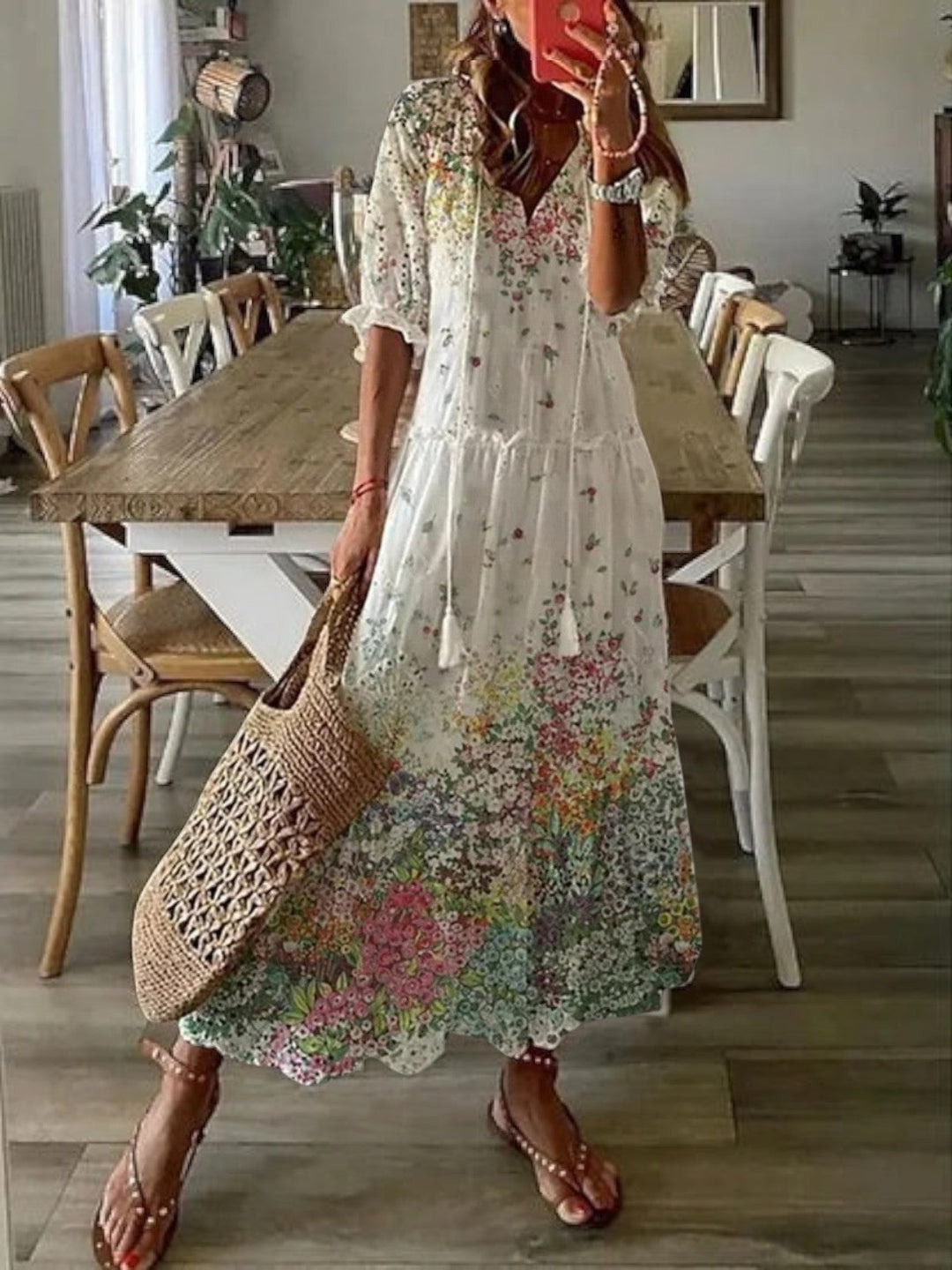 Carla | Luftiges Sommerkleid im Boho-Stil