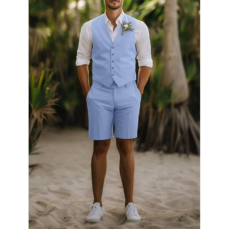 Theo | Sommerlicher Zweiteiler mit Weste