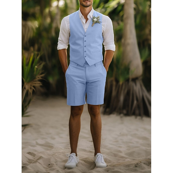 Theo | Sommerlicher Zweiteiler mit Weste
