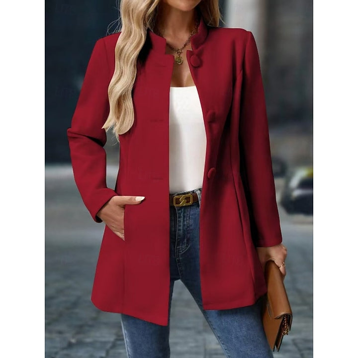Wenke | Elegante Kurzmantel-Jacke mit Stehkragen