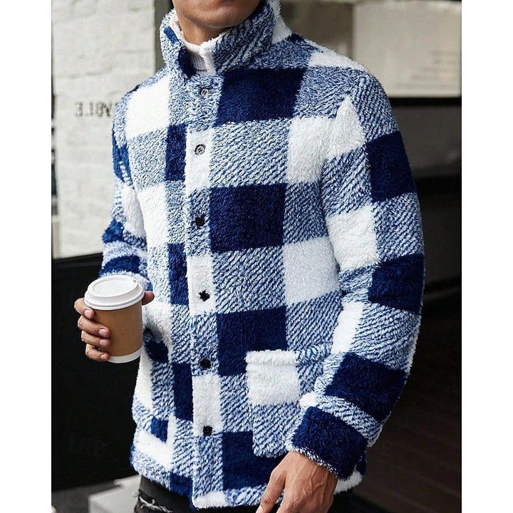 Marcel | Karierte Kuscheljacke im Karo-Design