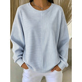 Edith | Gestreiftes Rundhals-Sweatshirt