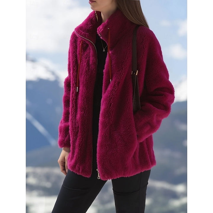 Astrid | Kuschelige Kurzjacke mit Stehkragen