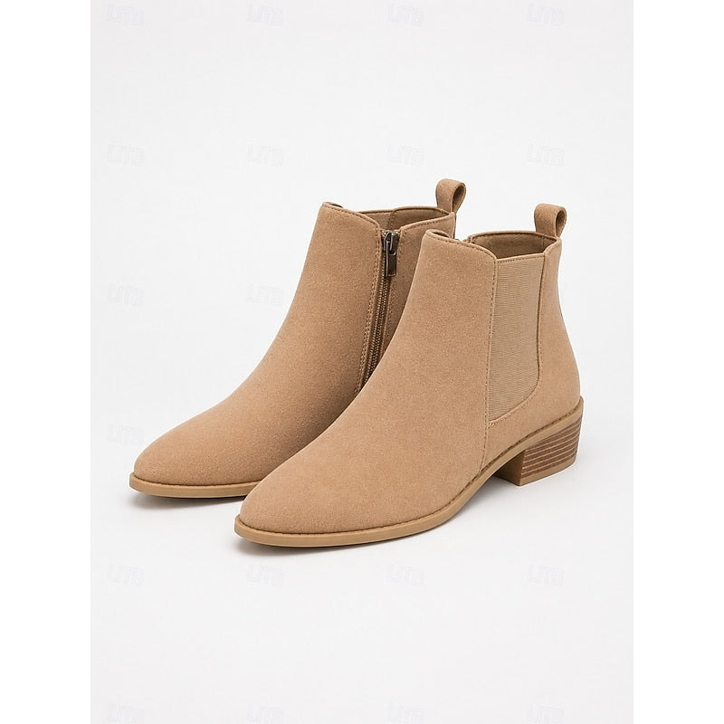 Rosemarie | Elegante Chelsea-Stiefeletten mit Blockabsatz