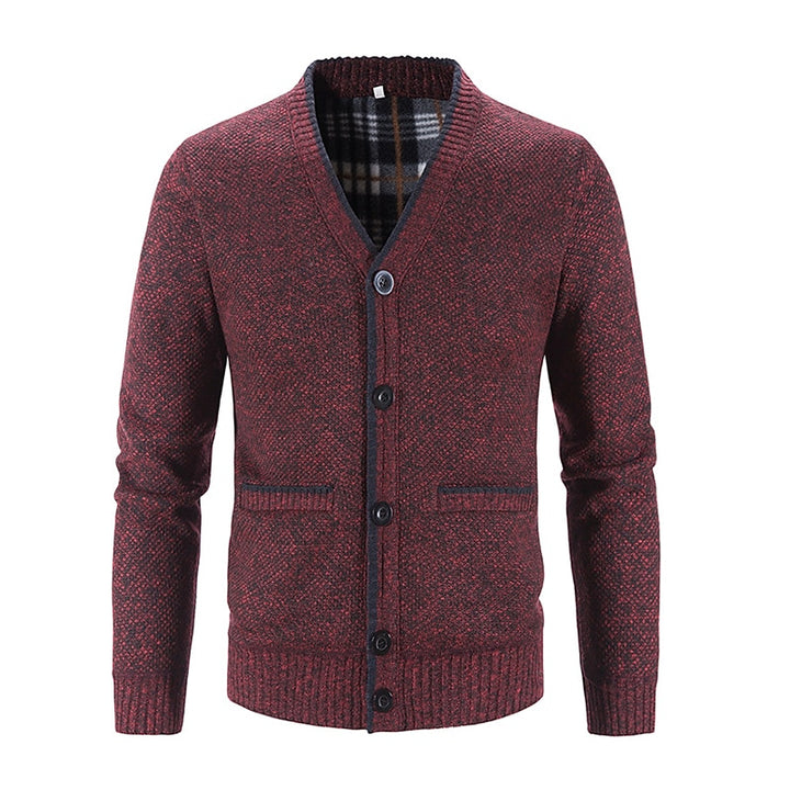 Sönke | Klassische Strickjacke mit V-Ausschnitt
