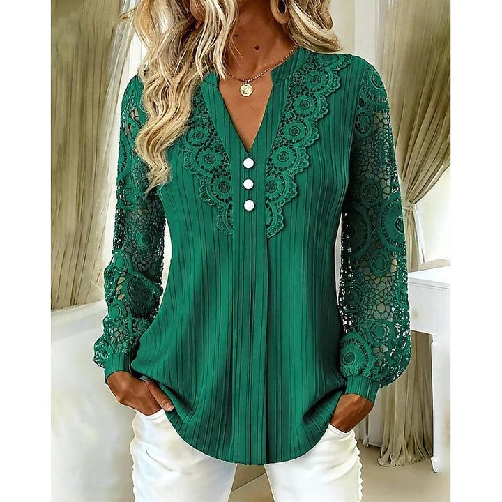 Mareike | Elegante Spitzen-Bluse