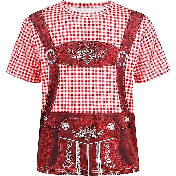 Sepp | Bayerisches Oktoberfest T-Shirt im Lederhosen-Look