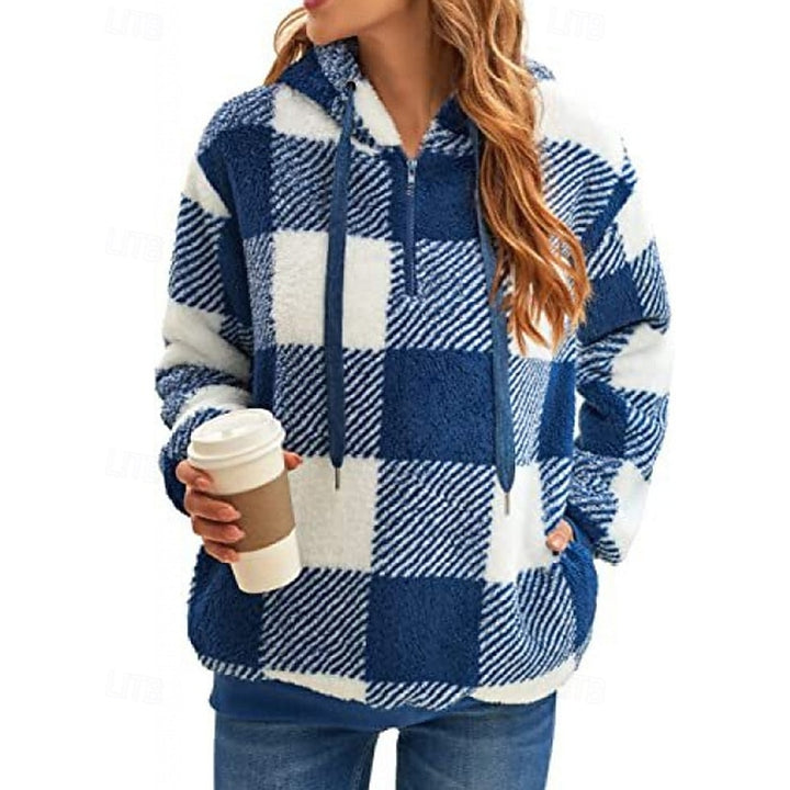 Nadine | Kuschelweicher Kapuzenpullover mit Reißverschluss