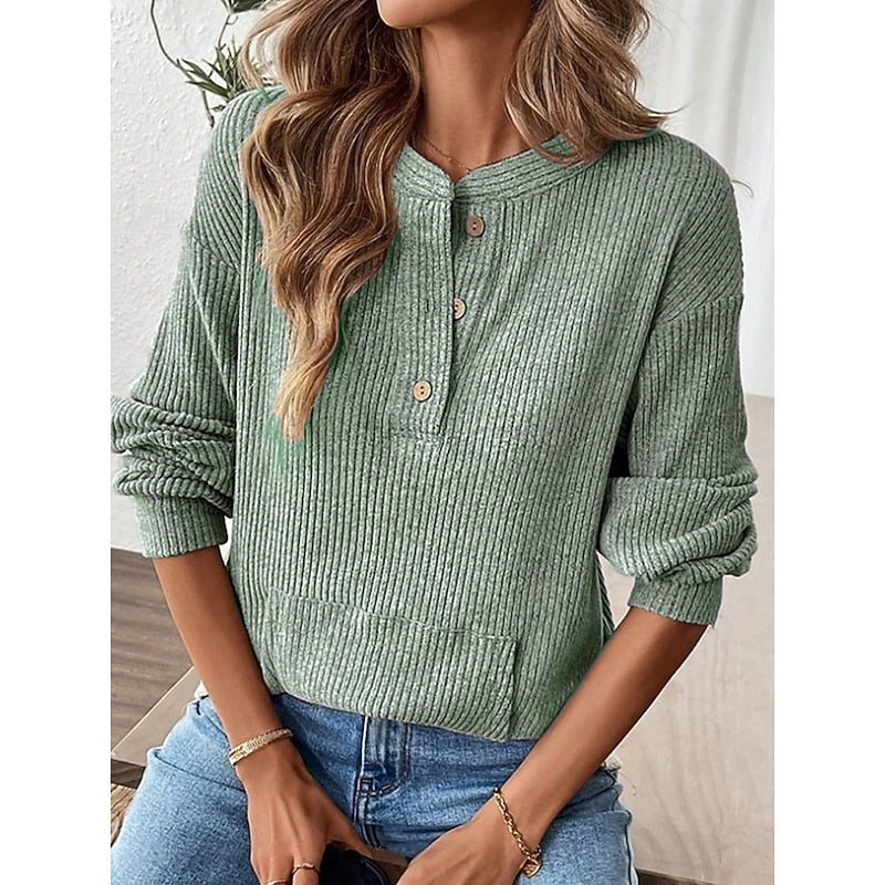 Marleen | Strukturiertes Knopf-Shirt