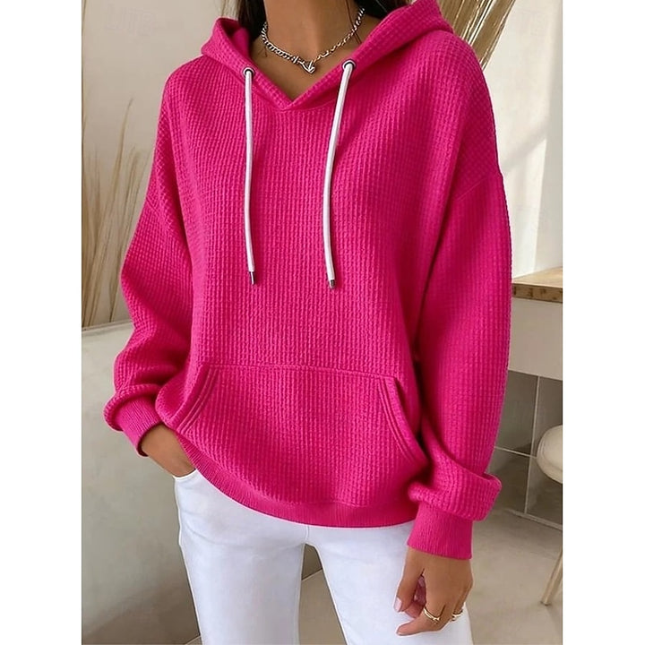 Jutta | Softer Kapuzenpullover mit Waffelstruktur