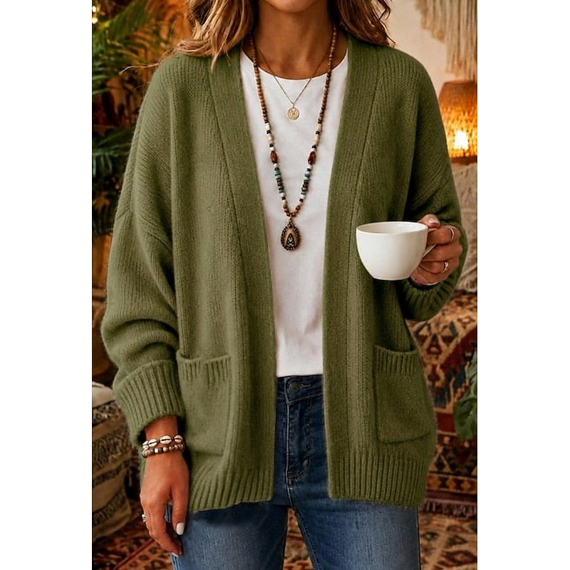 Christa | Weiche Strickjacke mit Taschen