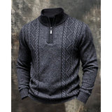 Horst | Strukturierter Zip-Pullover