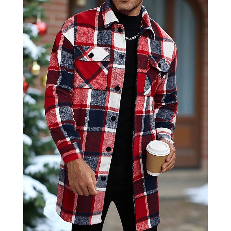 Hauke | Karierte Hemdjacke im Overshirt-Stil