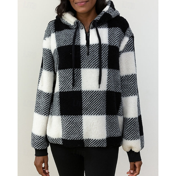 Nadine | Kuschelweicher Kapuzenpullover mit Reißverschluss