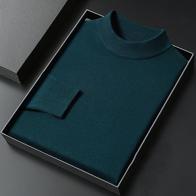 Rainer | Eleganter Stehkragen-Pullover