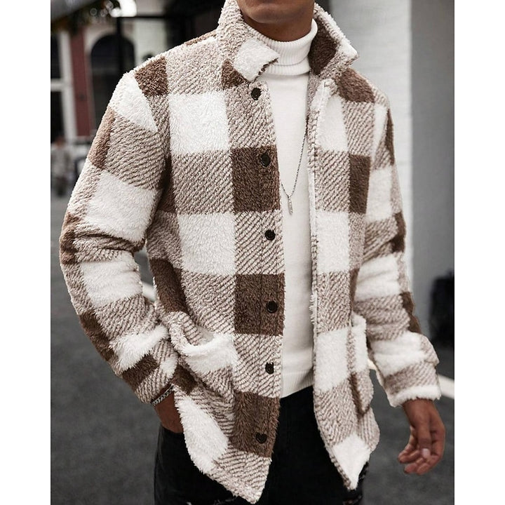 Marcel | Karierte Kuscheljacke im Karo-Design