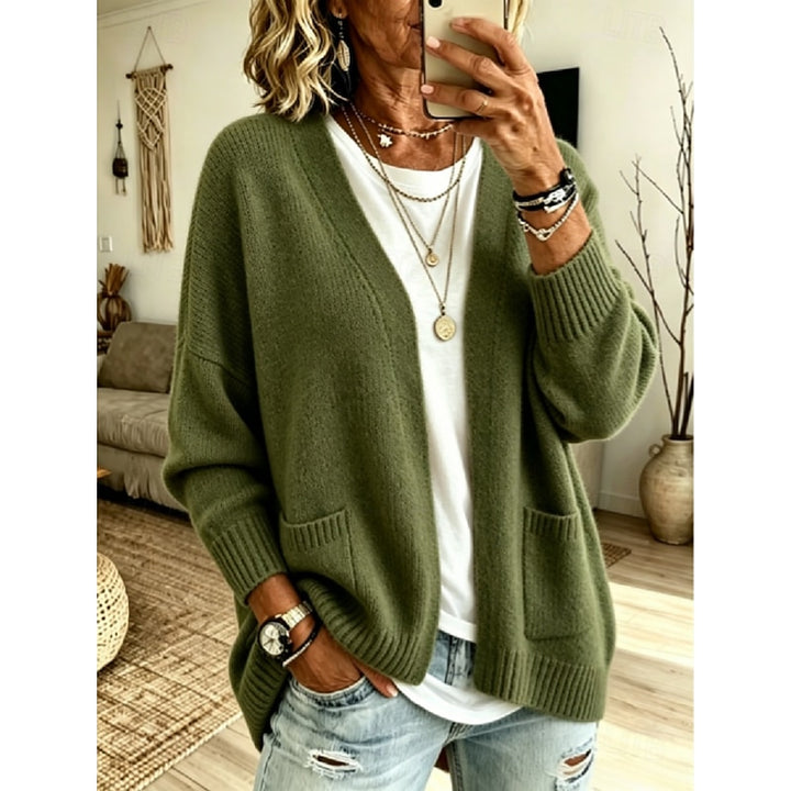 Rosalinde | Weiche Oversize-Strickjacke
