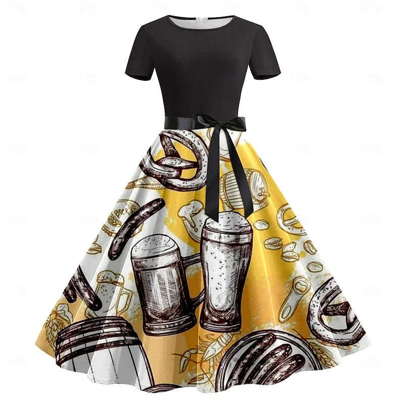 Josefa | Ausgestelltes Oktoberfest-Kleid