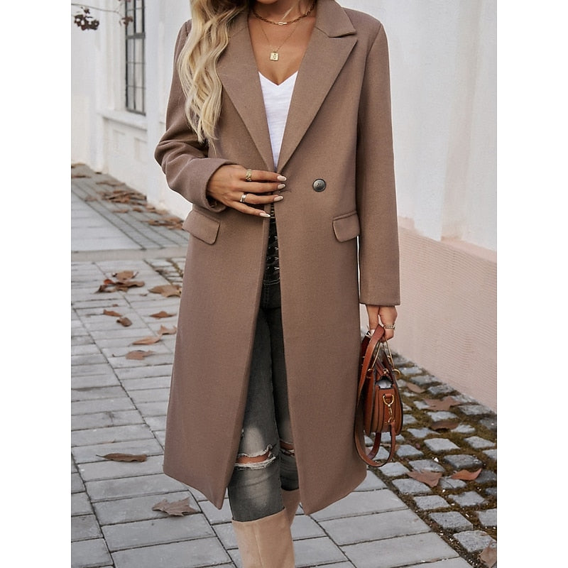 Rita | Eleganter Langer Mantel