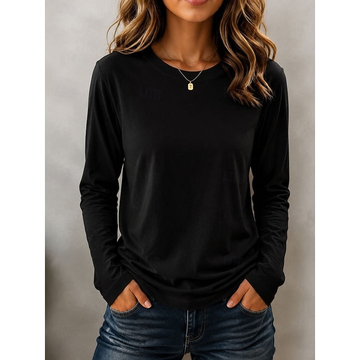 Ines | Klassisches Langarmshirt