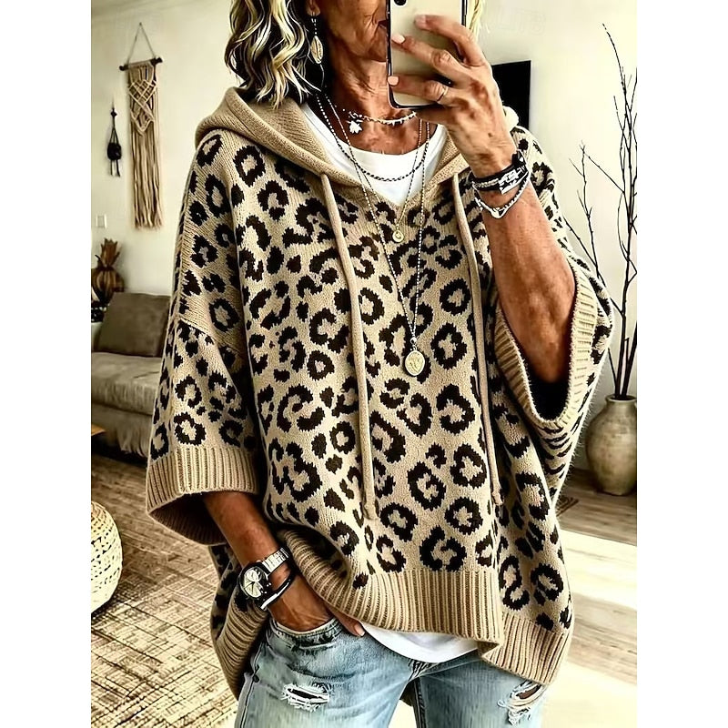 Anneke | Kuscheliger Kapuzenpullover mit Muster
